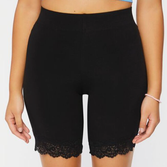 Classic Lace Trim Slip Shorts Classic Lace Trim Slip Shorts