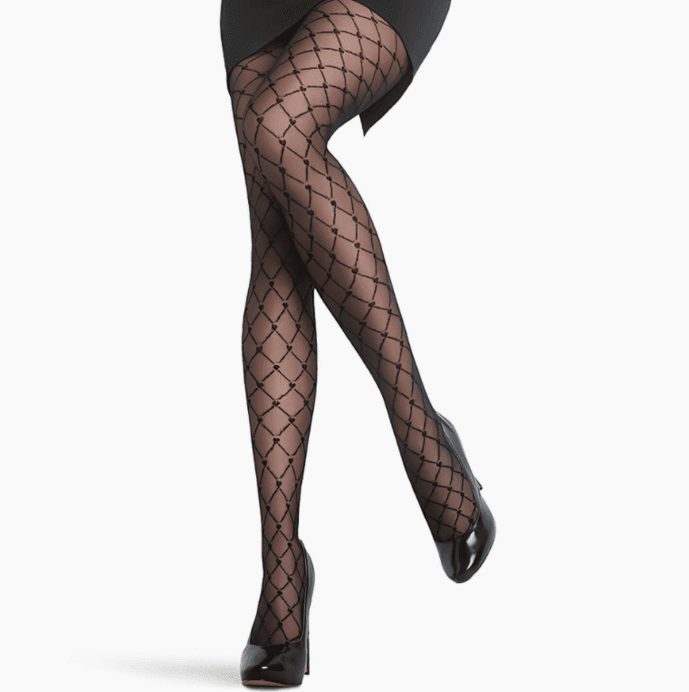 Fulfilled Heart Black Comb Fishnet Pantyhose Karadise Boutique