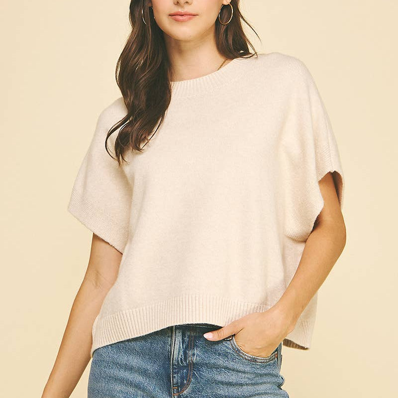 Florence Drop Shoulder Classic Sweater Top