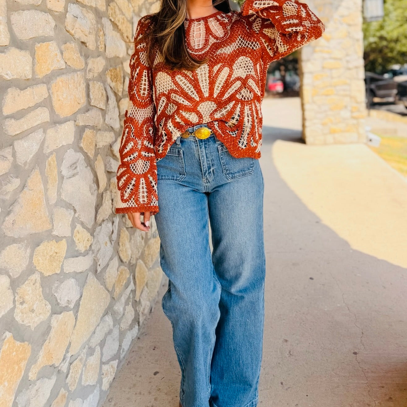 Saddle Up Boho Western Chain Belt
