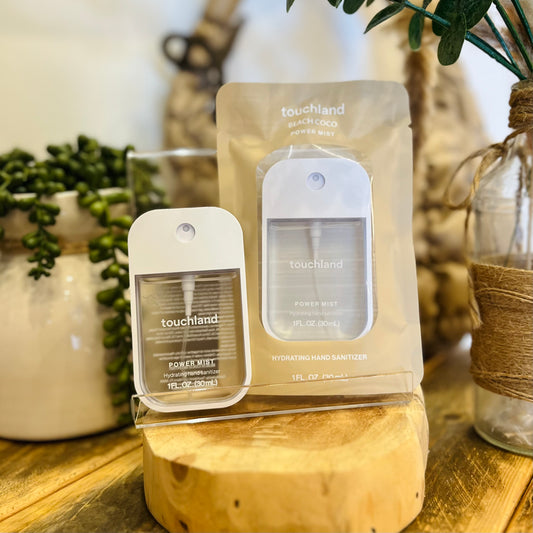 touchland sanitizer, touchland hand sanitizer, touchland hand mist, hydrating hand sanitizer mist, moisturizing hand sanitizer, travel size sanitizer, TSA approved sanitizer, vegan hand sanitizer, cruelty free hand sanitizer, dermatologist tested sanitizer, non sticky sanitizer, fast absorbing sanitizer, cute hand sanitizer, scented sanitizer spray, pocket hand sanitizer, gift for teachers, stocking stuffer gift, travel essential, clean beauty, luxury hand sanitizer, hydrating hand spray