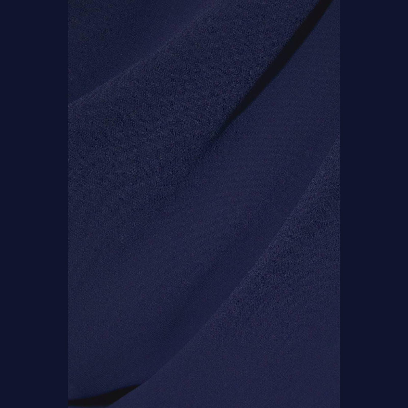 The Adele Draped Asymmetrical Midi Dress
