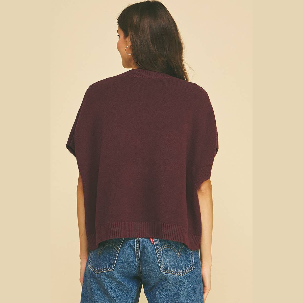 Florence Drop Shoulder Classic Sweater Top