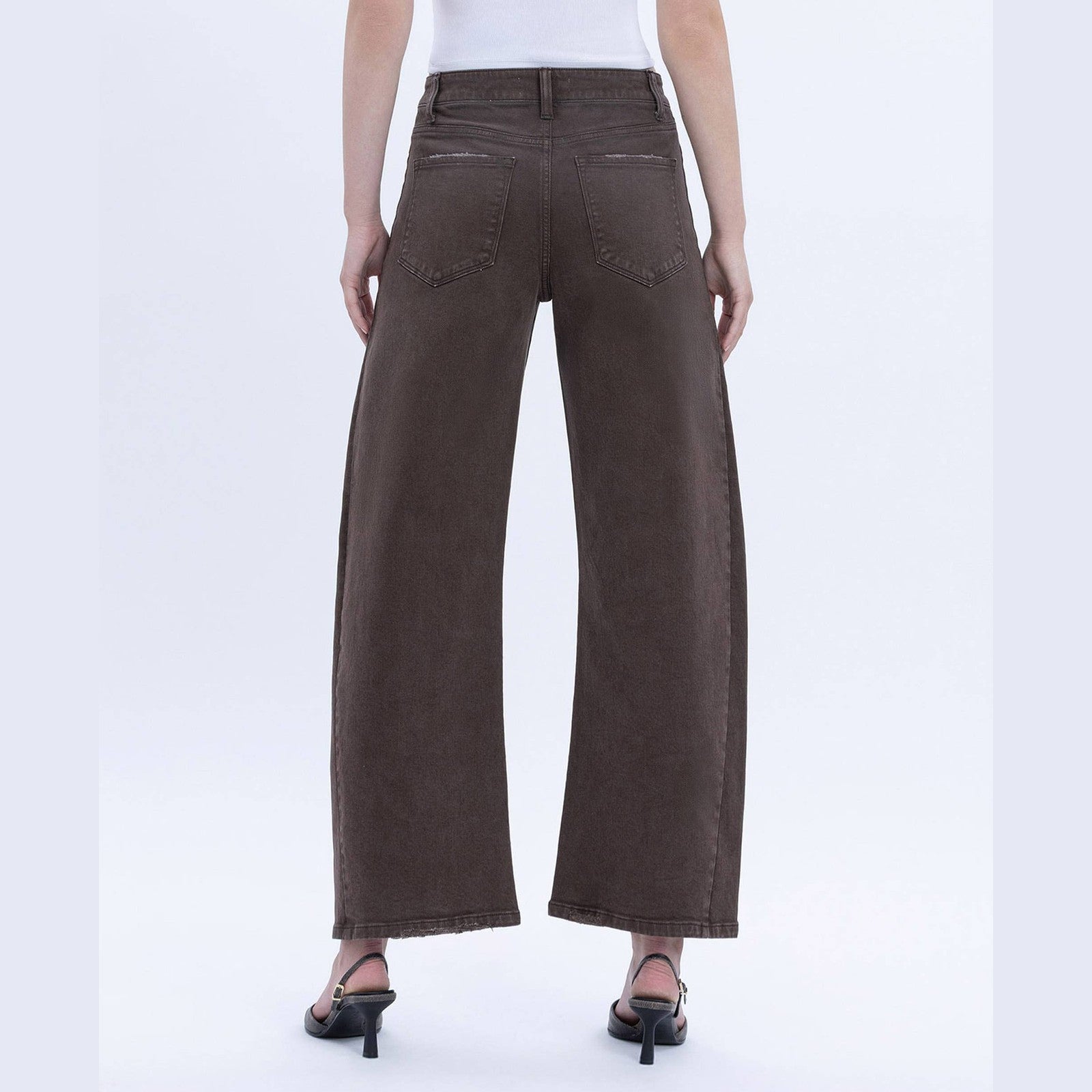 The Espresso Edit Barrel Jeans