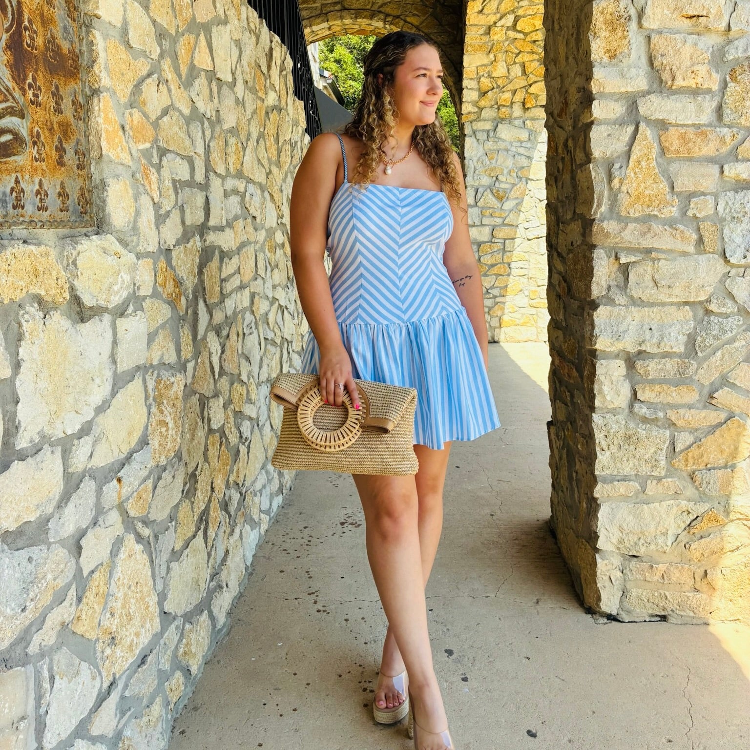 The Boardwalk Bow Mini Dress