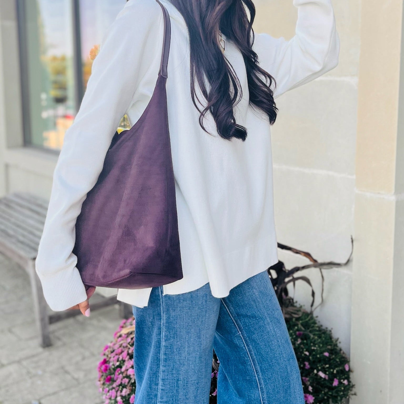 ivory mock neck sweater, cream knit sweater, boutique fall sweater, cozy neutral sweater, side slit pullover, classic ivory sweater, chic winter sweater, timeless cream sweater, soft viscose knit, mock neck cream pullover, neutral capsule wardrobe piece, elevated basics for women, trendy boutique sweater, layering sweater for fall, ivory ribbed knit top, versatile winter outfit, neutral sweater outfit, cozy cream sweater women, dressy casual sweater, knitwear for layering, minimalist winter fashion, boutiqu