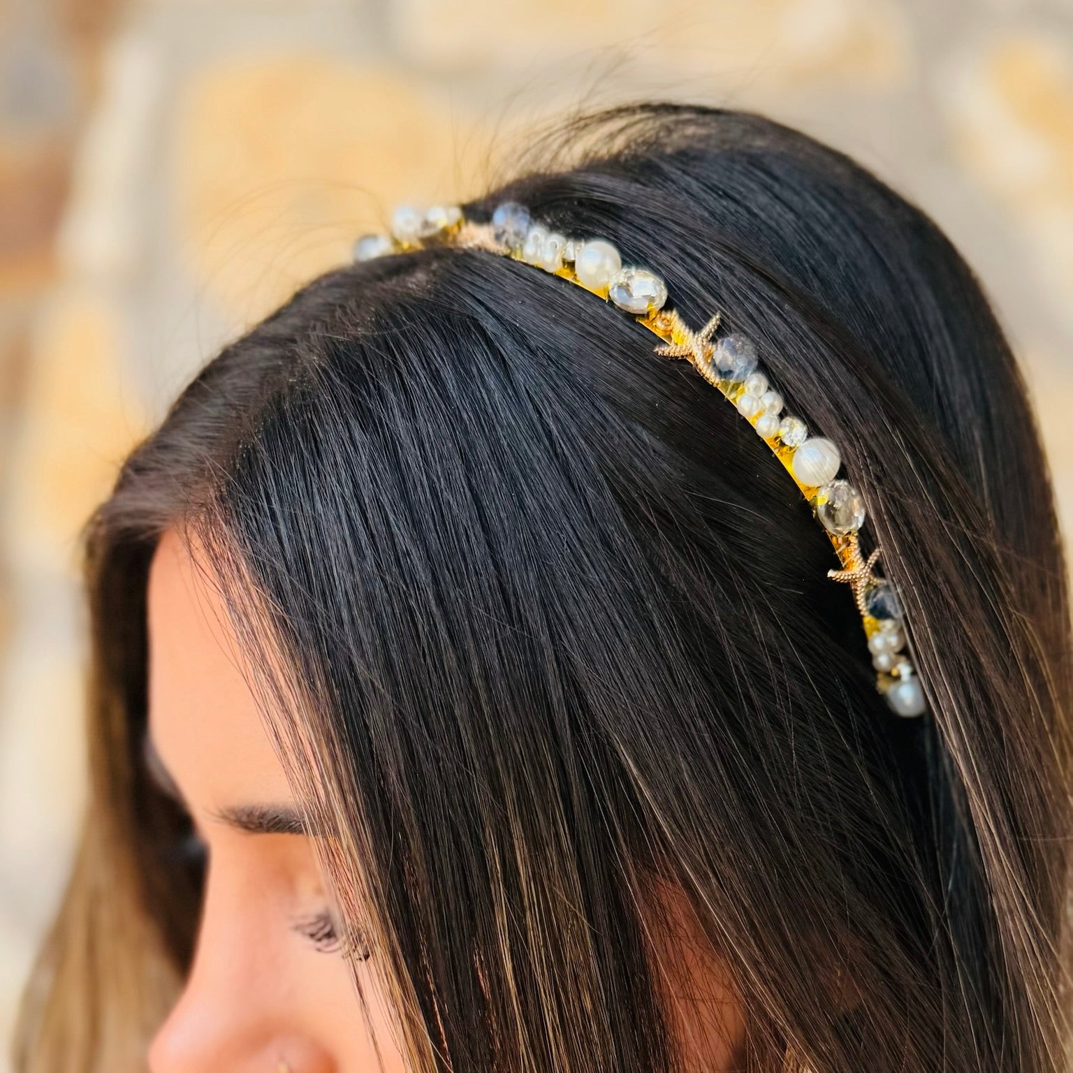The Pearl Tide Headband