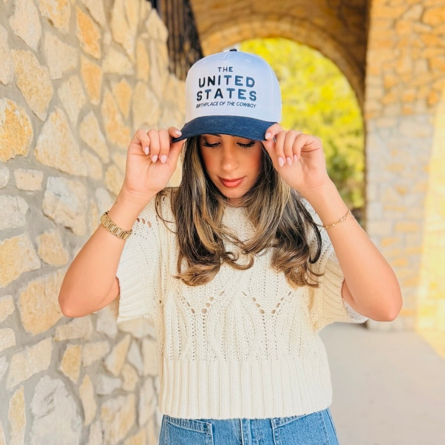 The Cozy Orchard Crochet Drop Shoulder Sweater Top