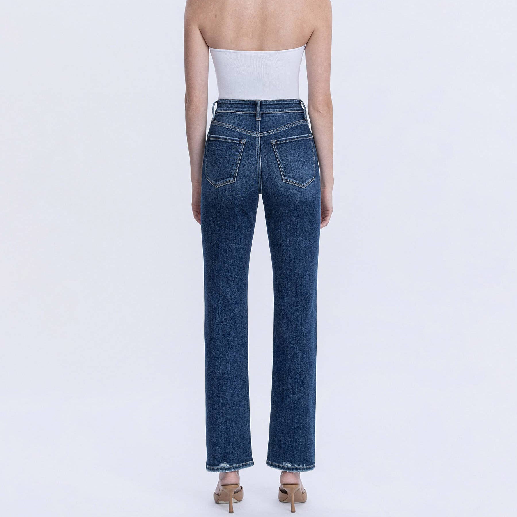 The Monroe Dark Wash Straight Leg Jean