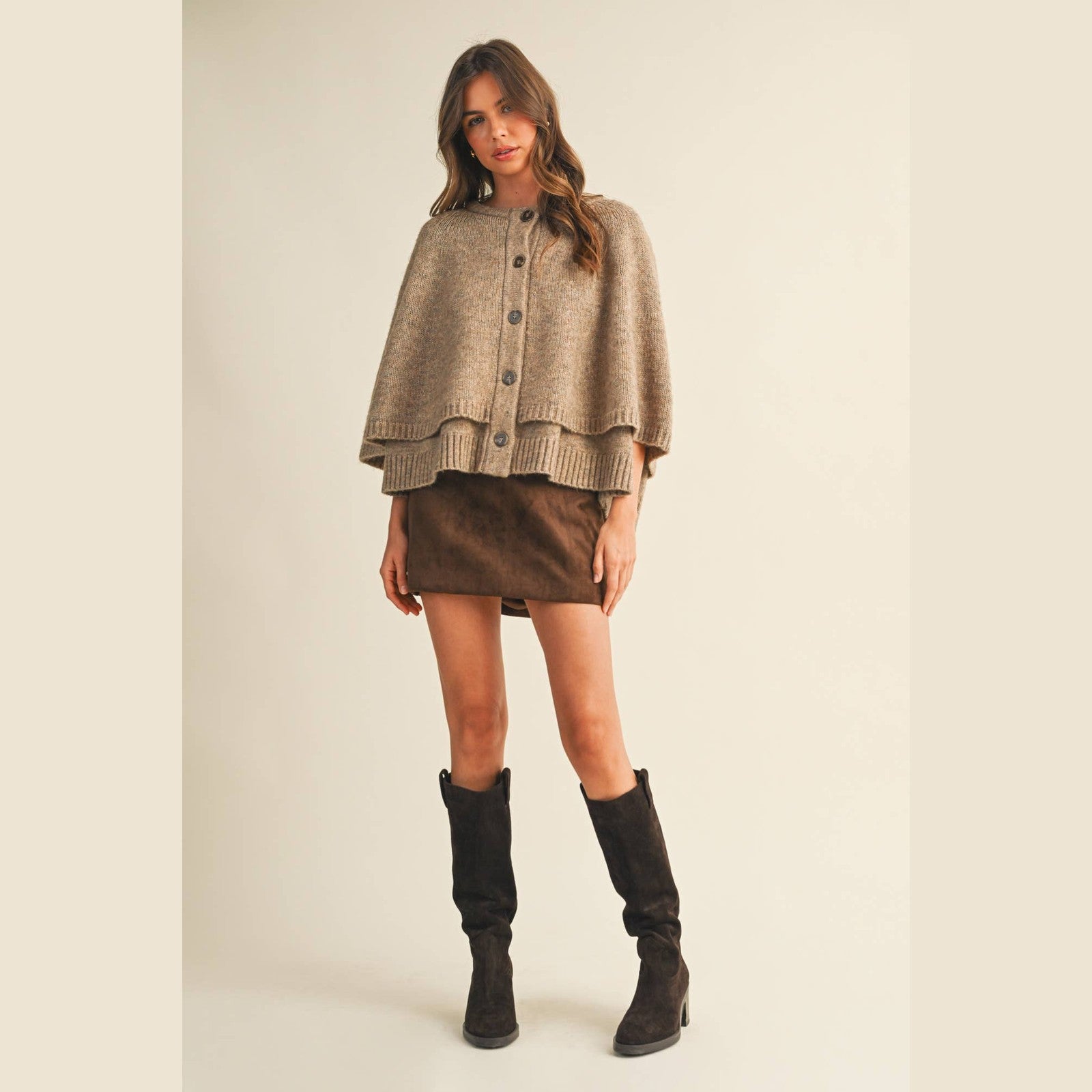 The Darcy Draped Knit Cardigan