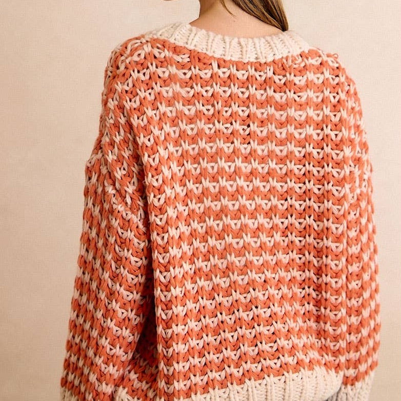 The Callie Harvest Chunky Knit Cardigan