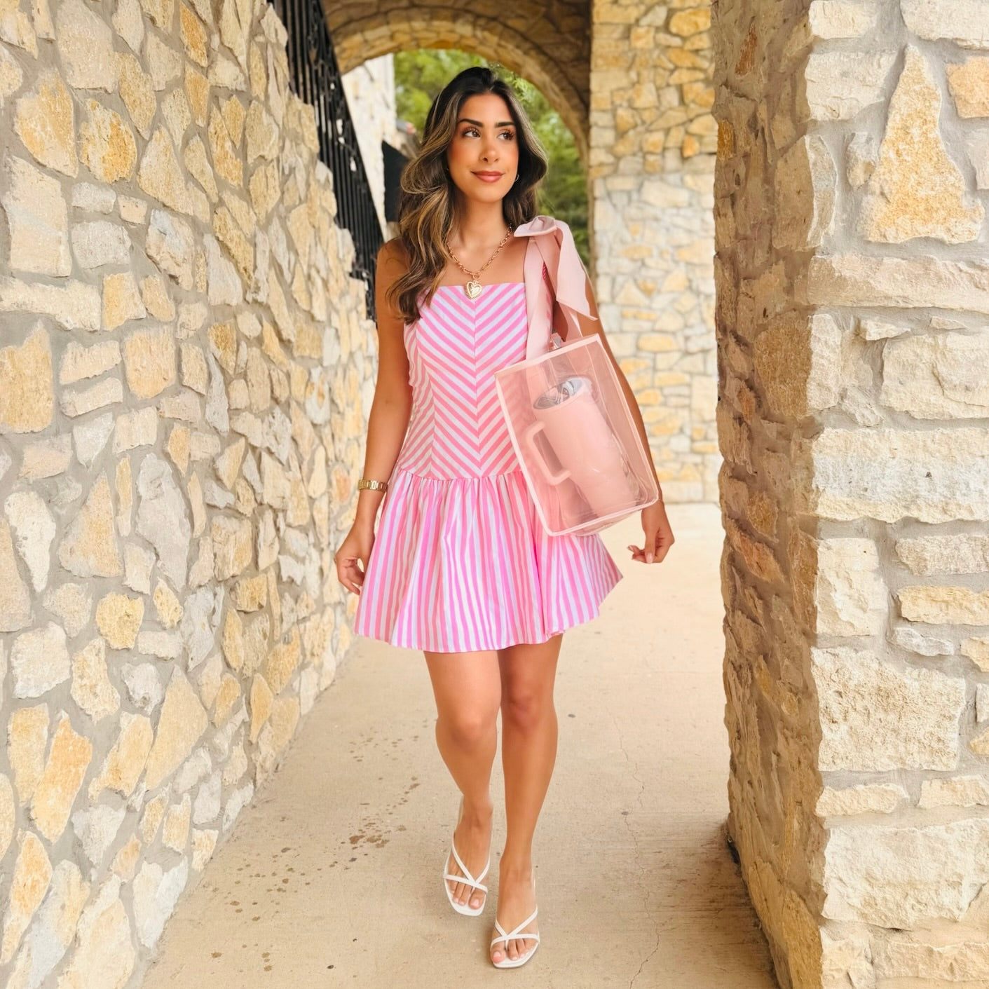 The Boardwalk Bow Mini Dress