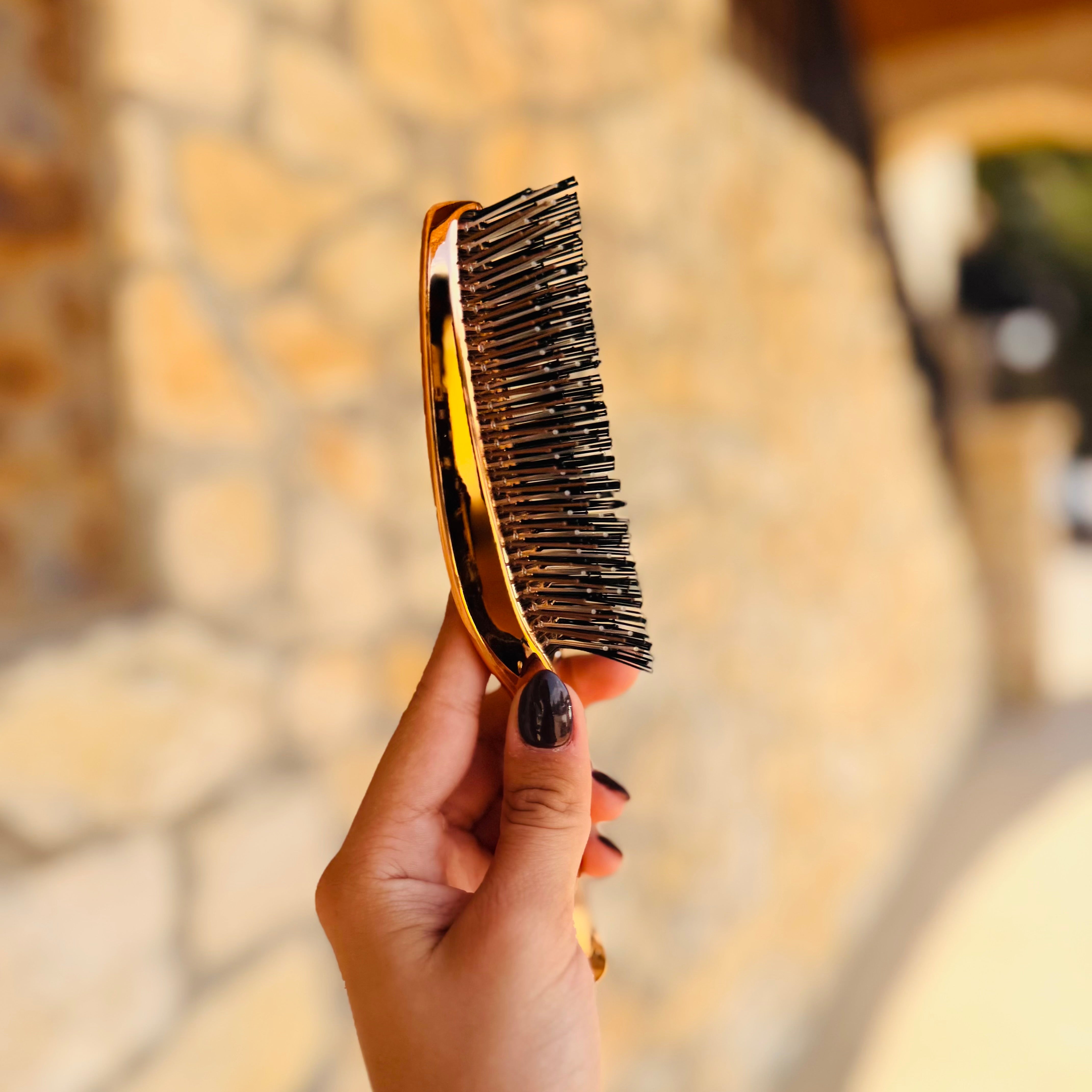 The Mila Metallic Hair Brush