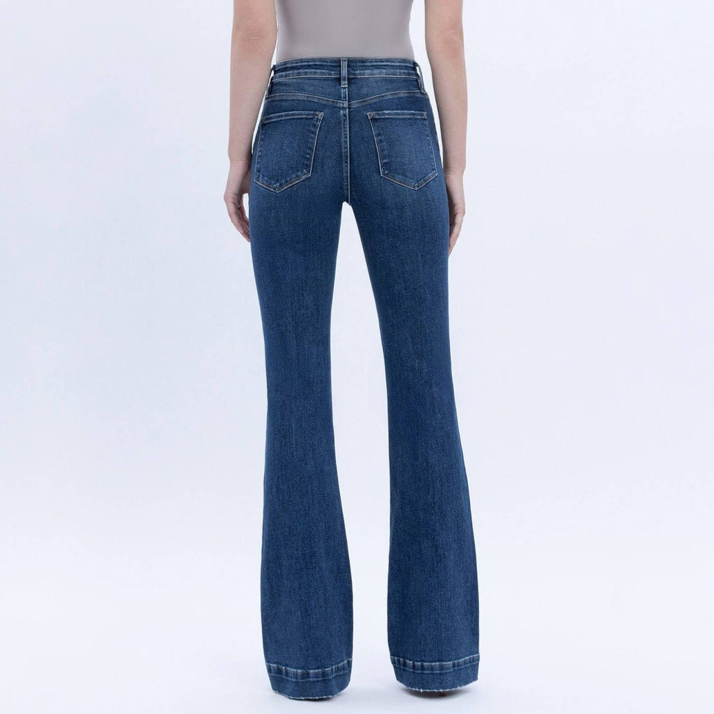 bootcut jeans, dark wash jeans, high rise bootcut, tailored bootcut jeans, office appropriate jeans, business casual jeans, comfortable bootcut jeans, full length jeans, clean denim jeans, no distressing jeans, functional pocket jeans, belt loop jeans, zip fly jeans, stretch denim jeans, versatile jeans, polished casual jeans, family photo outfit jeans, holiday outfit jeans, chic everyday jeans, timeless bootcut jeans