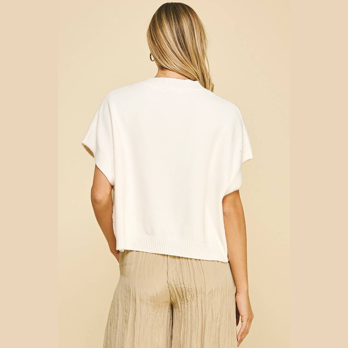Florence Drop Shoulder Classic Sweater Top