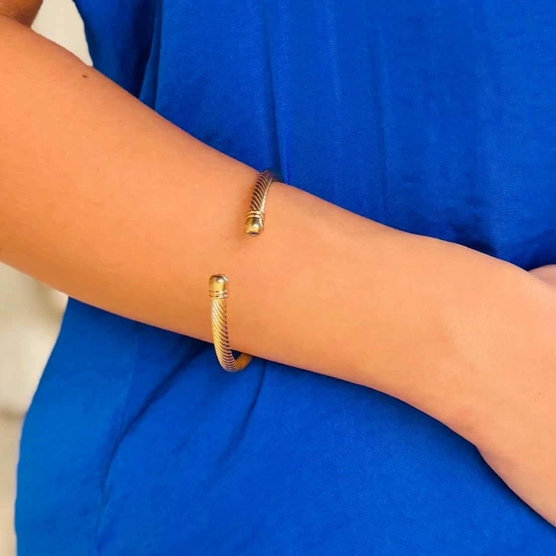 Night Life Twisted Cuff Bracelet