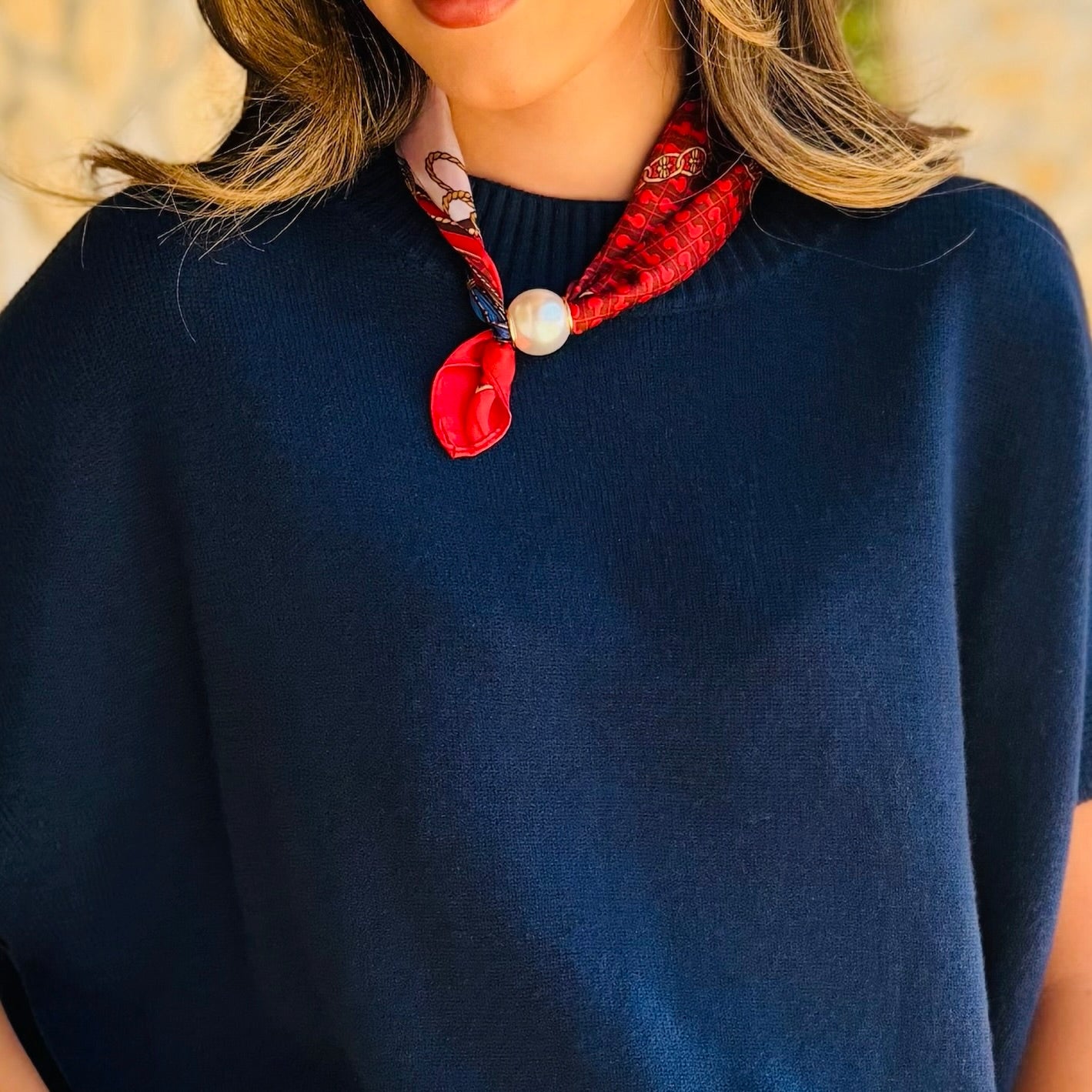The Couture Charm Magnetic Scarf Necklace
