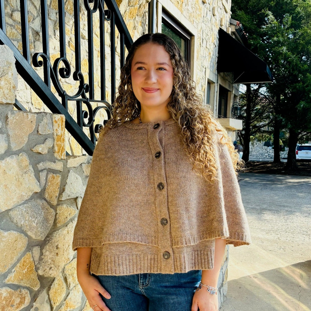 The Darcy Draped Knit Cardigan