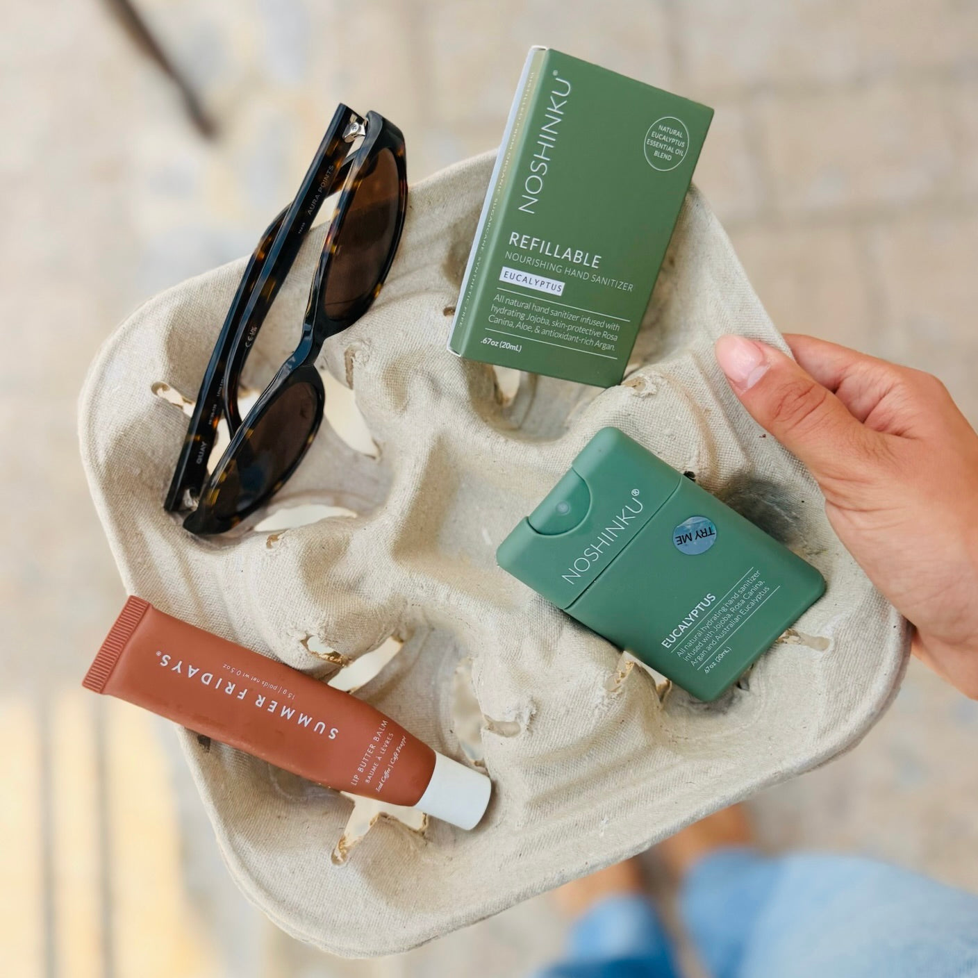 Handy Dandy Refillable Nourishing Pocket Hand Sanitizer