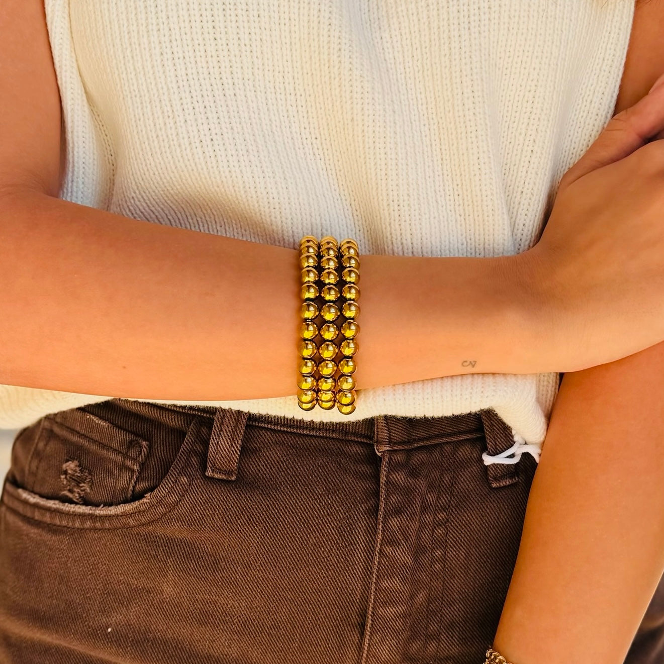 The Broadway Beaded Stack
