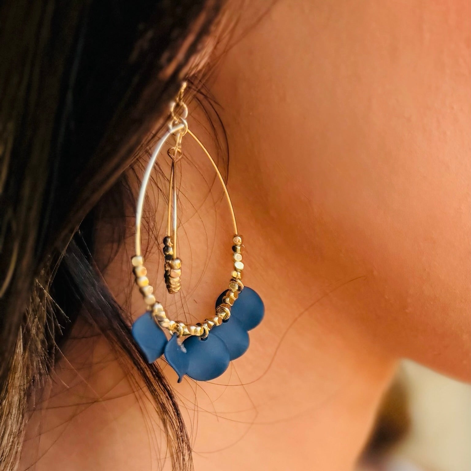 The Midnight Harbor Earrings