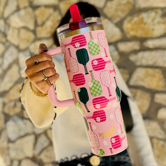 40oz tumbler, insulated tumbler, large drink tumbler, trendy drinkware, stainless steel tumbler, triple wall insulated cup, hot and cold tumbler, spill proof cup, reusable straw tumbler, handle tumbler, car cup holder tumbler, everyday hydration, cute tumbler cup, gift for her, travel mug, office tumbler, water cup with handle, iced coffee tumbler, hydration essential, drinkware gift idea, stylish water bottle alternative, boutique tumbler, durable insulated mug, trendy 40oz cup, large coffee tumbler