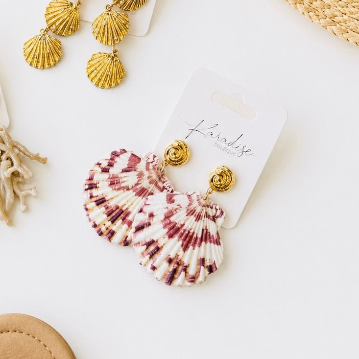 Seaside Views Shell Drop Earrings