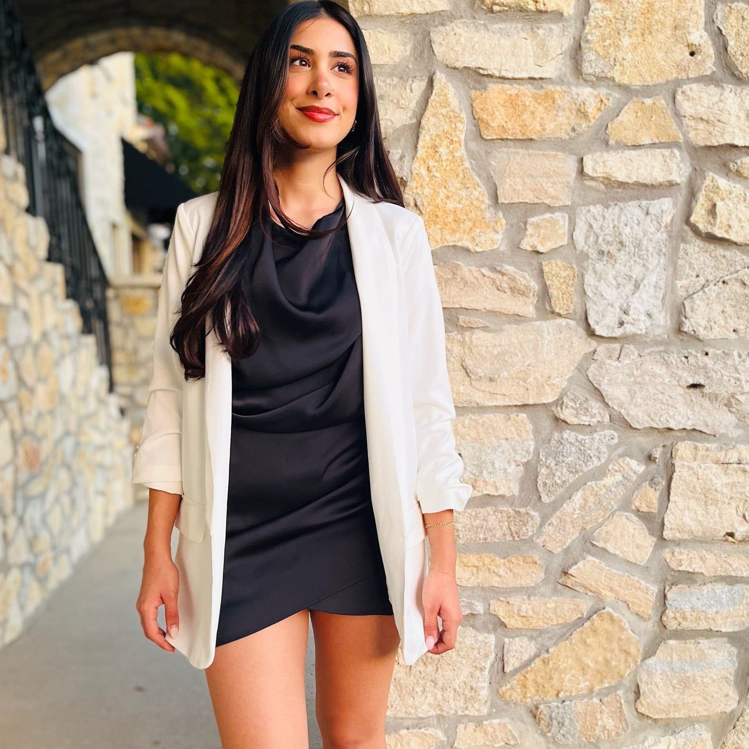 draped bodice dress, elegant mini dress, cinched waist dress, side ruching dress, sleeveless formal dress, classic occasion dress, timeless event dress, wedding guest mini dress, sorority function dress, date party dress, homecoming dress, keyhole back detail dress, lined mini dress, chic solid color dress, sophisticated cocktail dress, formal sleeveless dress, versatile event outfit, polished mini dress, ruched skirt dress, flattering evening dress