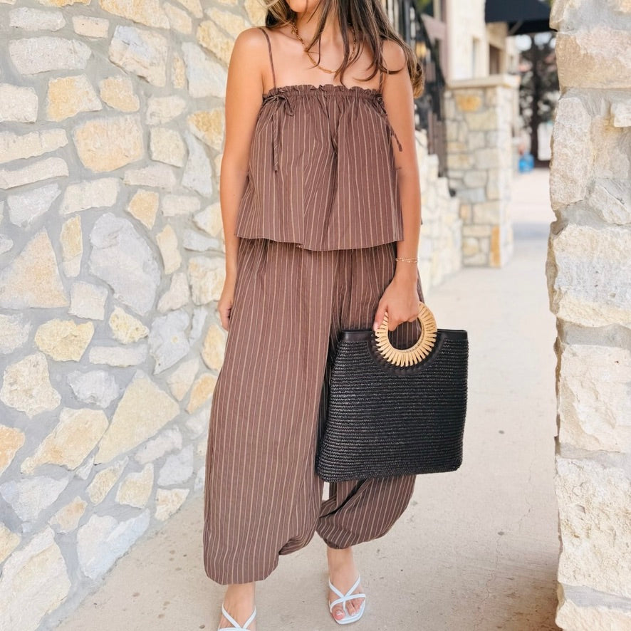 The Mocha Coast Jumpsuit