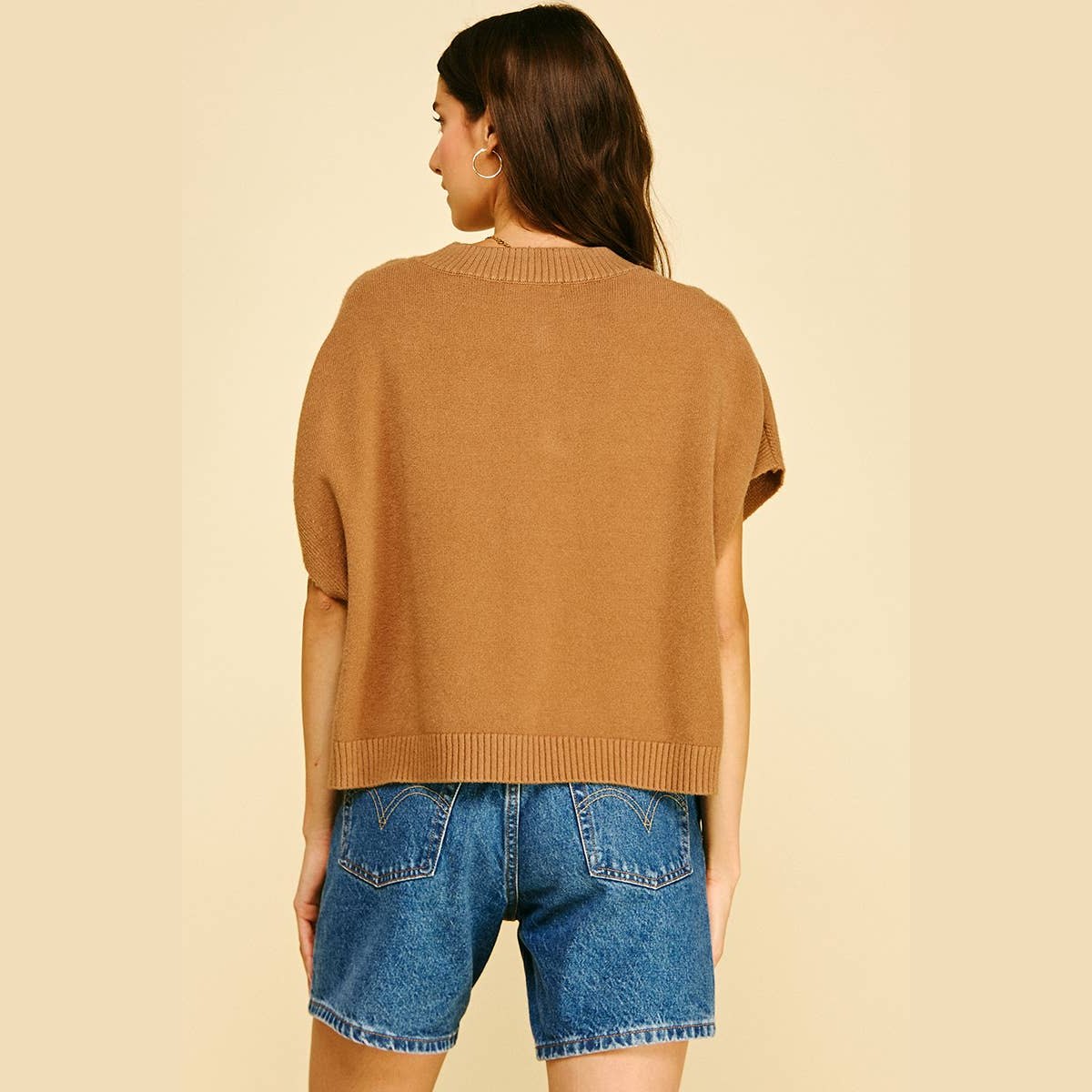 Florence Drop Shoulder Classic Sweater Top