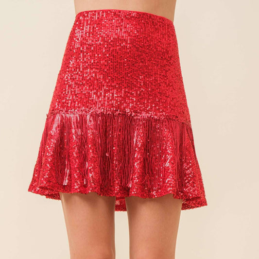 sequin mini skirt, ruffle sequin skirt, high waisted sequin skirt, beaded fringe skirt, holiday party skirt, silver sequin skirt, red sequin skirt, green sequin skirt, sparkly mini skirt, sequin ruffle hem skirt, concert outfit skirt, festive mini skirt, holiday sequin outfit, christmas party skirt, new year’s eve skirt, sequin skirt with fringe, flare hem mini skirt, statement party skirt, high rise sparkle skirt, night out mini skirt, shimmering mini skirt, sequin skirt for women