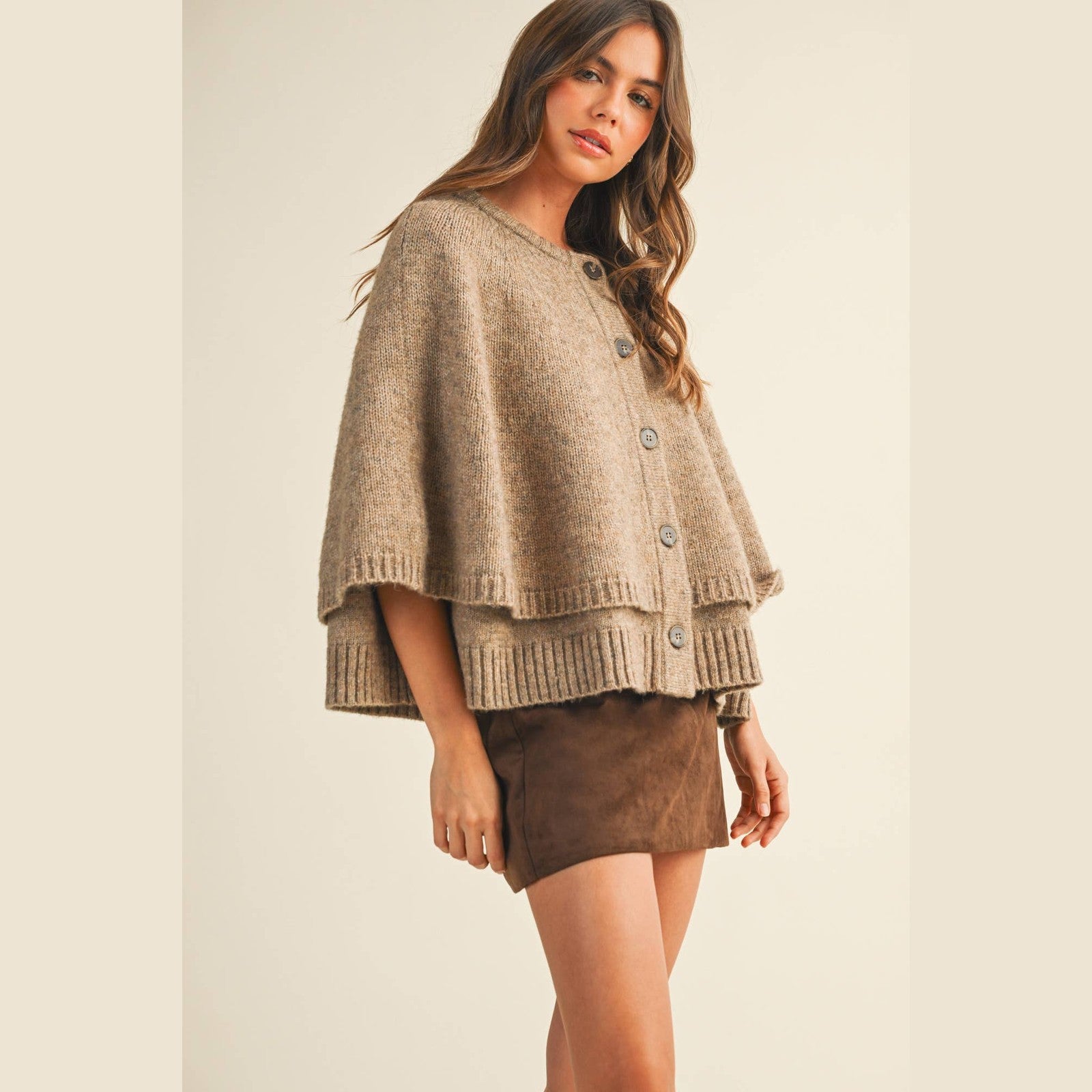 The Darcy Draped Knit Cardigan