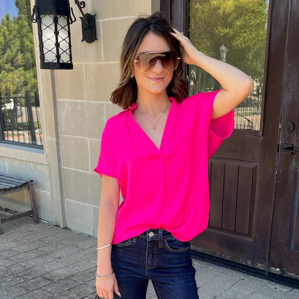 best selling blouse, relaxed fit blouse, drop shoulder top, flowy blouse, lightweight blouse, solid color blouse, versatile wardrobe staple, timeless women's top, classic blouse, business casual blouse, office blouse, workwear top, dressy casual blouse, everyday essential blouse, all season blouse, fall staple top, winter staple top, spring staple blouse, chic basic blouse, breathable polyester blouse, easy to style blouse, polished feminine top