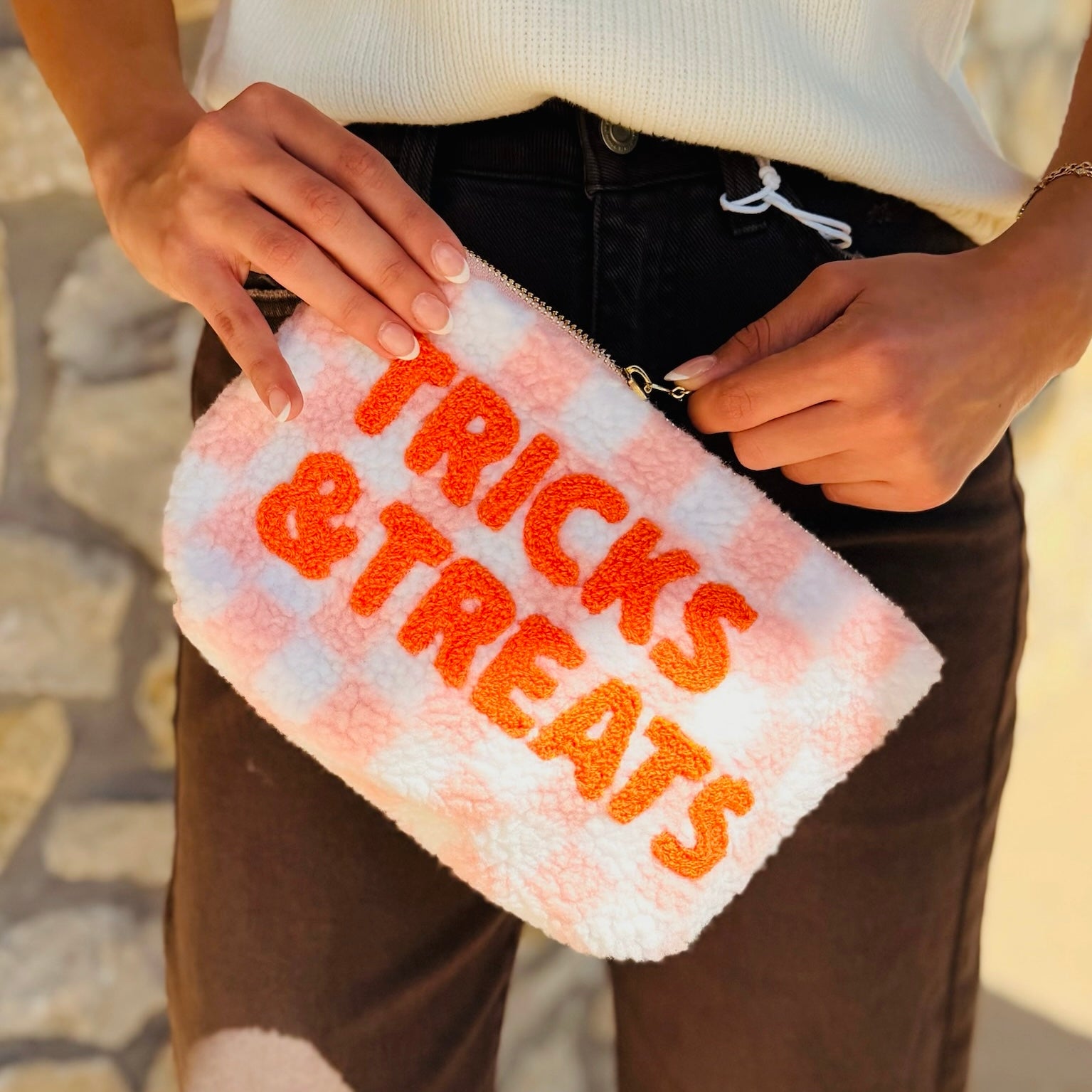 Tricks & Treats Rectangle Teddy Pouch