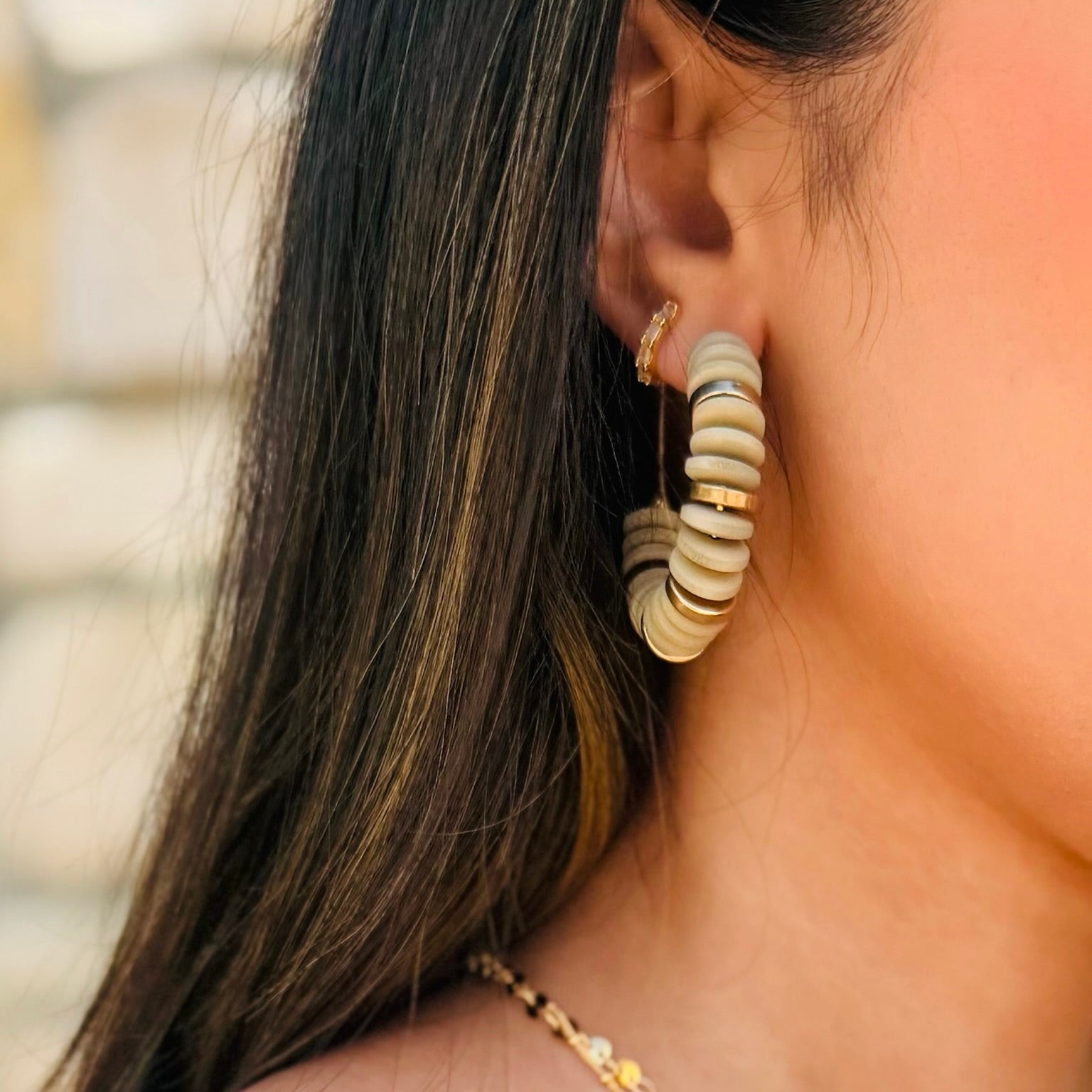 Alys Multi Plated Earring