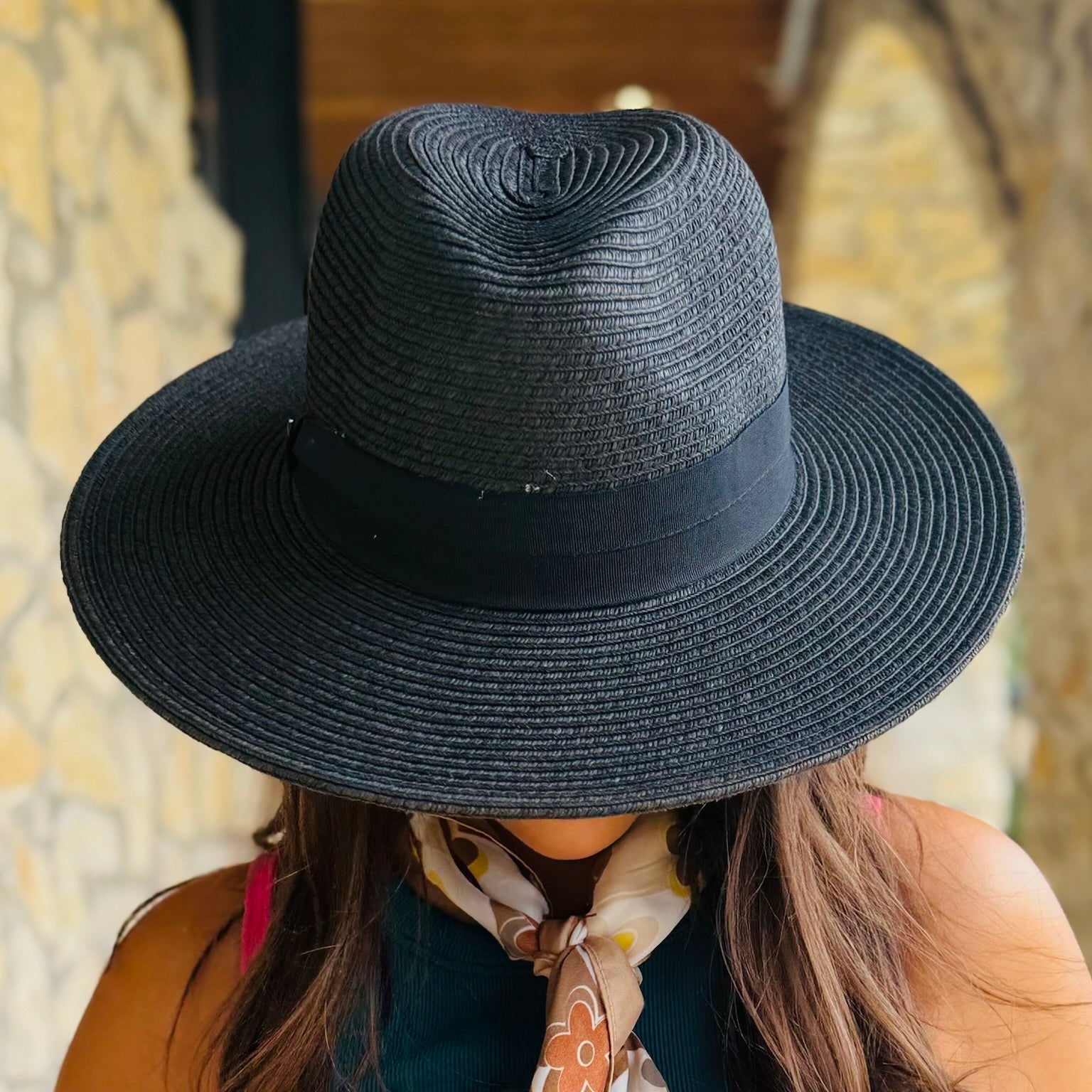 Weekend Ways Straw Fedora Sun Hat
