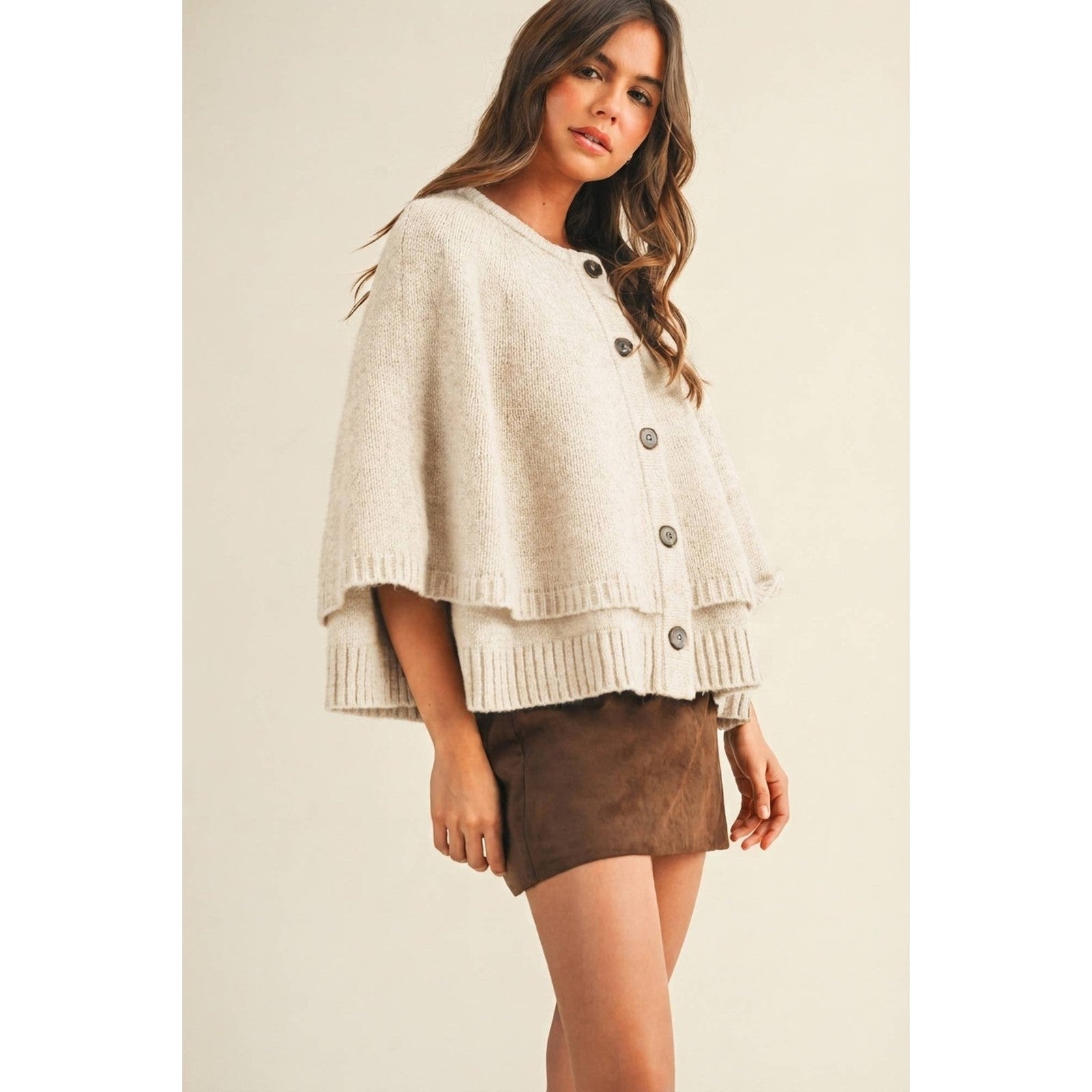 The Darcy Draped Knit Cardigan