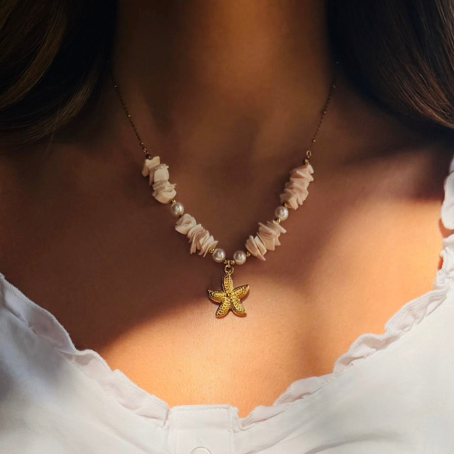 The Seaside Treasure Shell Necklace