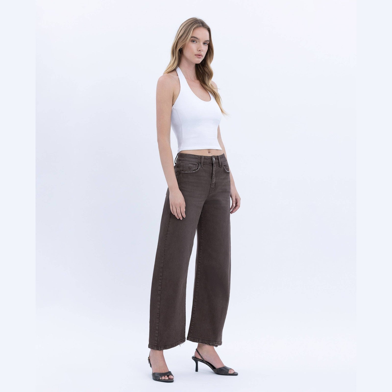 The Espresso Edit Barrel Jeans