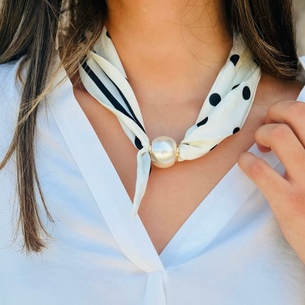 The Couture Charm Magnetic Scarf Necklace
