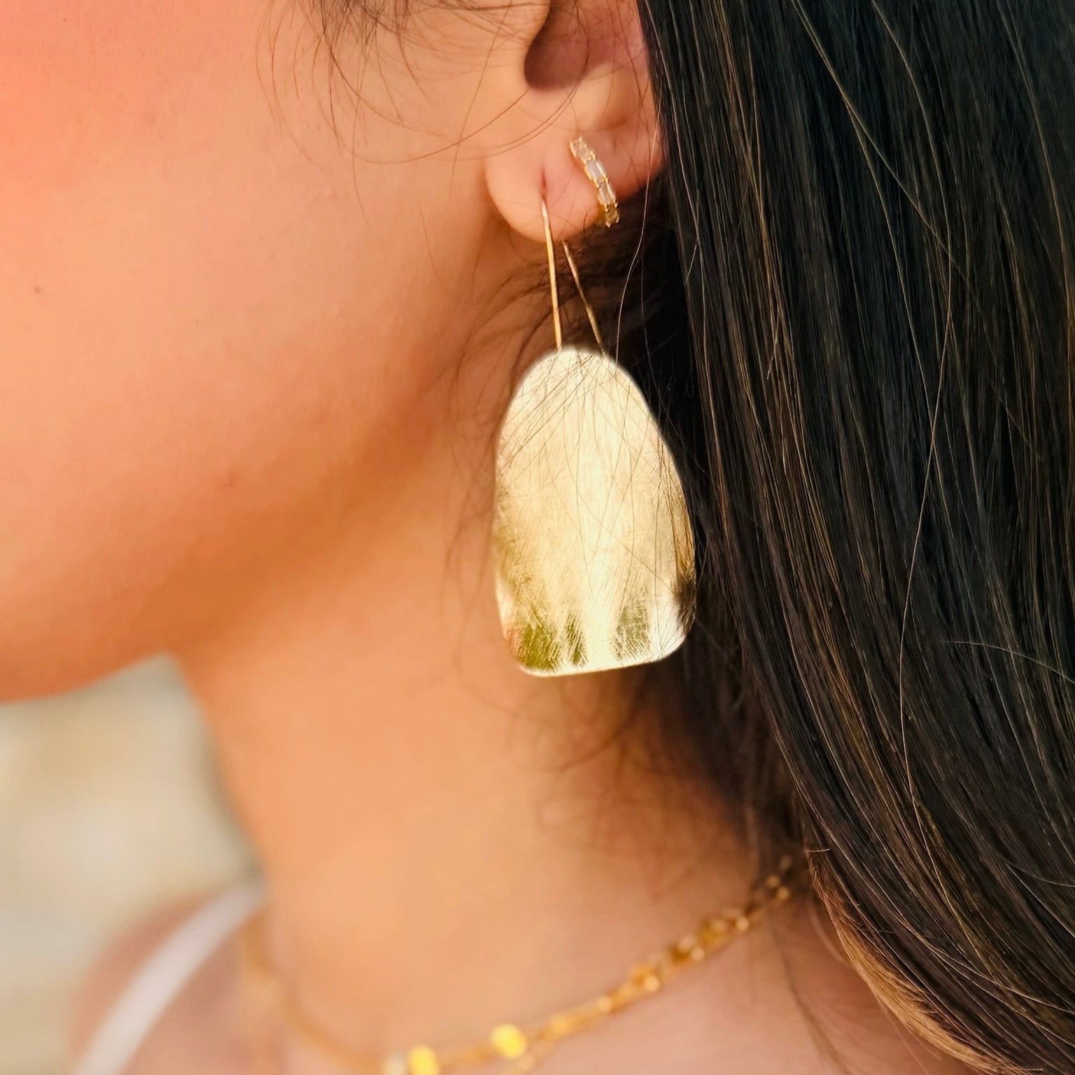 Paulette Minimal Statement Earrings