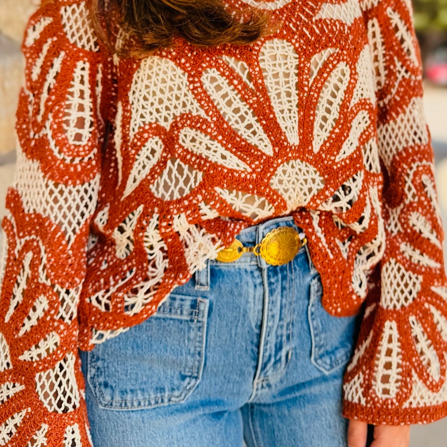 Saddle Up Boho Western Chain Belt