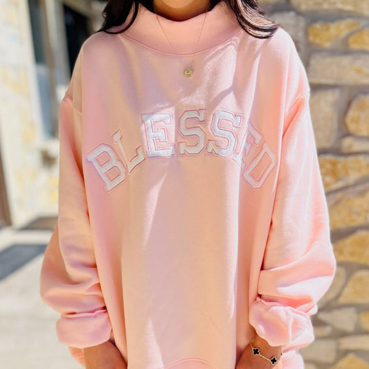 blessed sweatshirt, embroidered blessed sweatshirt, parke dupe sweatshirt, parke sweatshirt dupe, cozy faith sweatshirt, christian sweatshirt, oversized embroidered sweatshirt, mock neck sweatshirt, drop shoulder sweatshirt, long sleeve fleece sweatshirt, soft oversized sweatshirt, blessed mock neck sweatshirt, holiday gift sweatshirt, college girl sweatshirt, mom life sweatshirt, ribbed hem sweatshirt, cozy christian gift, cute faith apparel, fall winter sweatshirt, comfy oversized fleece, letter print swe
