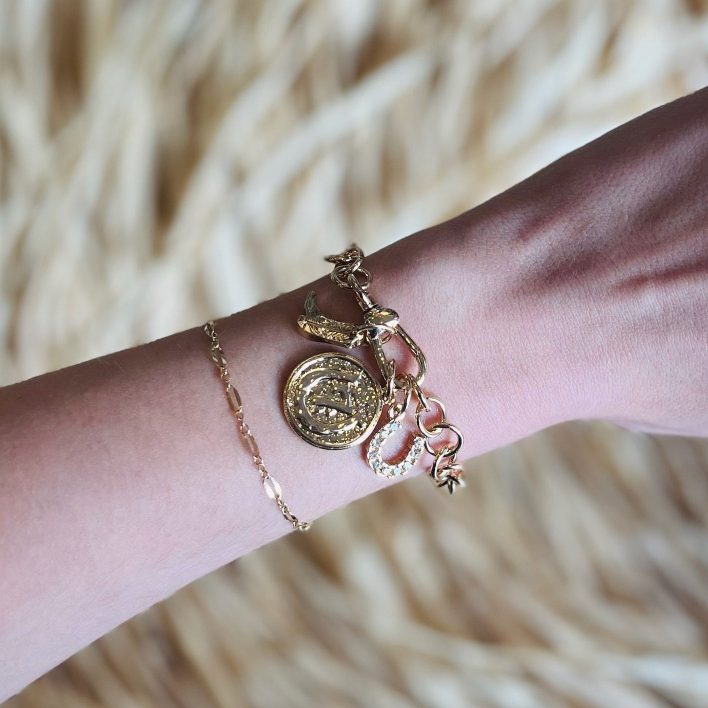 western charm bracelet, cowgirl jewelry, boho cowgirl bracelet, rhinestone charm bracelet, boot and horseshoe charms, country concert accessories, gold and silver bracelets, adjustable chain bracelet, western glam jewelry, rodeo style bracelet, cowboy inspired accessories, layered charm bracelets, statement western jewelry, trendy cowgirl outfit accessory, rustic boho chic bracelet, charm bangle bracelet, rhinestone western bracelet, equestrian inspired jewelry, country fashion accessories