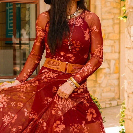 boho western belt, fishtail pattern belt, elastic stretch belt, adjustable waist belt, U hook clasp belt, black boho belt, tan boho belt, brown boho belt, western chic belt, boho outfit accessory, trendy stretch belt, casual dress belt, festival style belt, versatile boho belt, stylish western belt