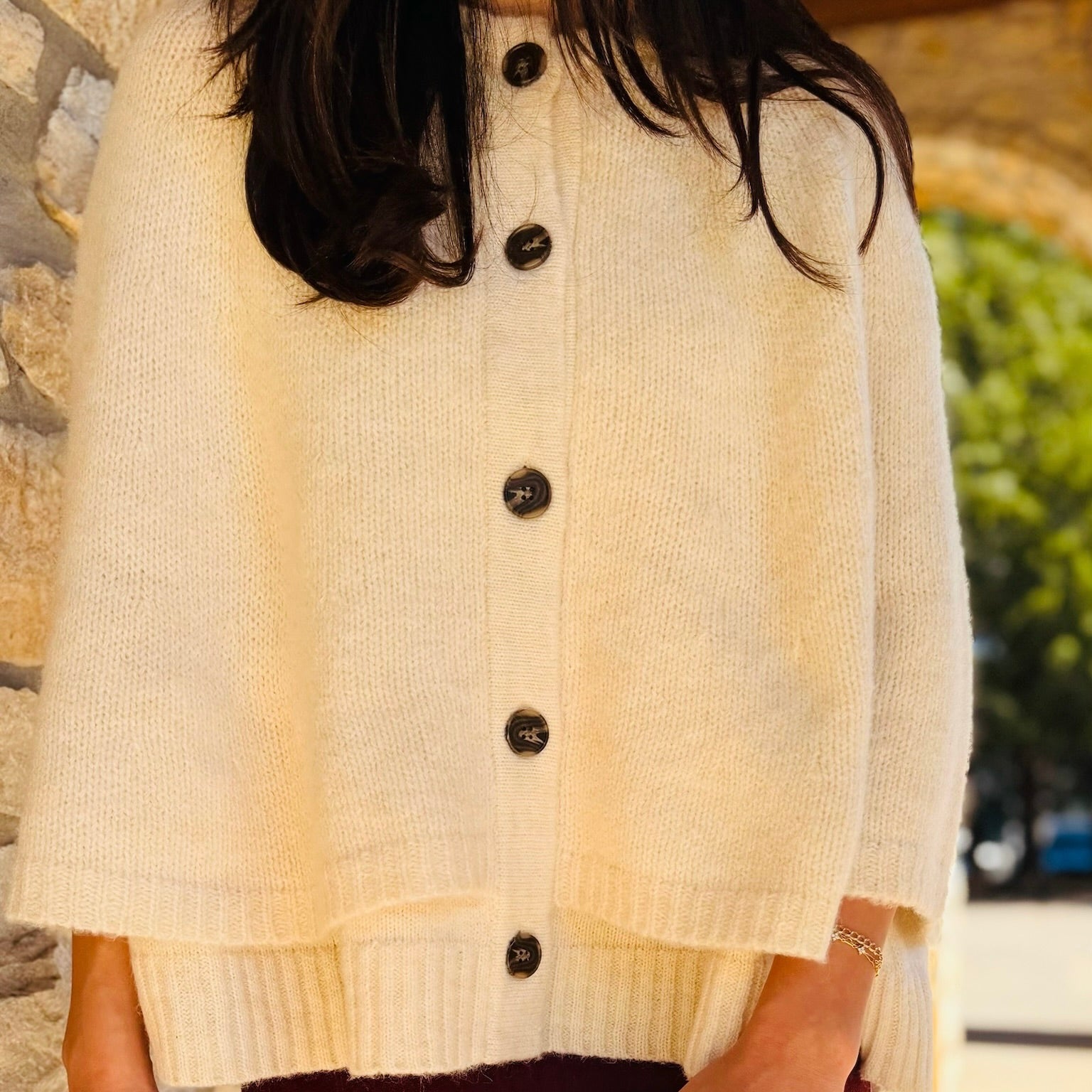 The Darcy Draped Knit Cardigan