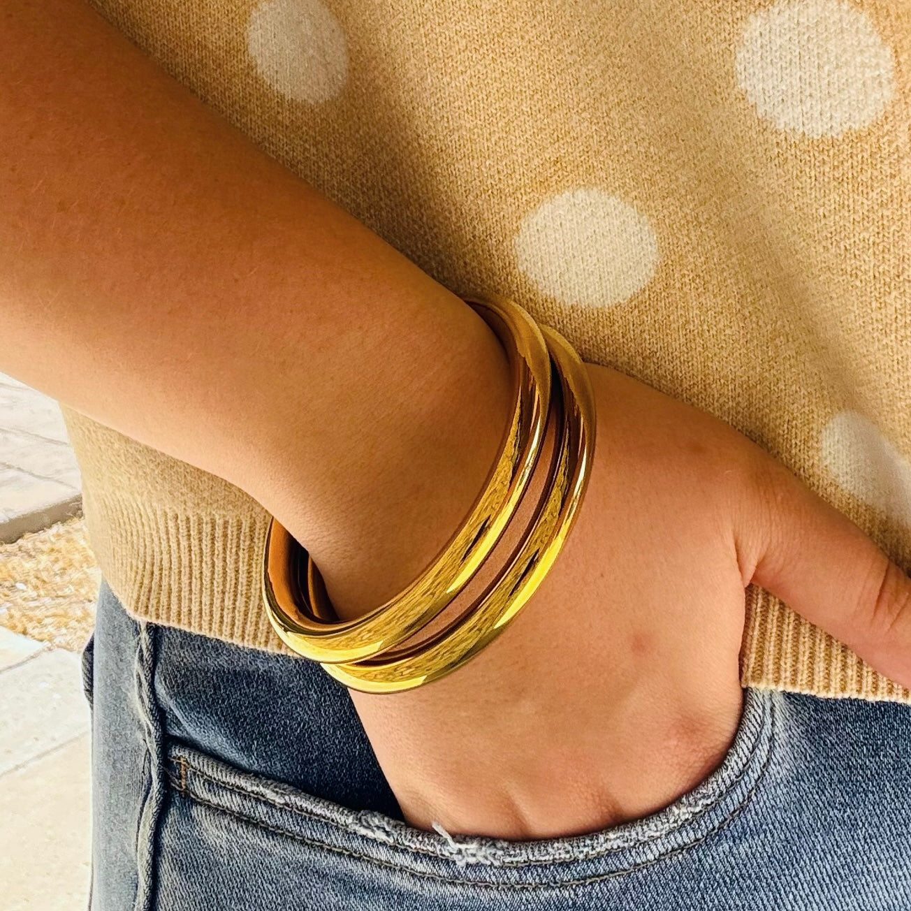 The Valentina Gold Cuff