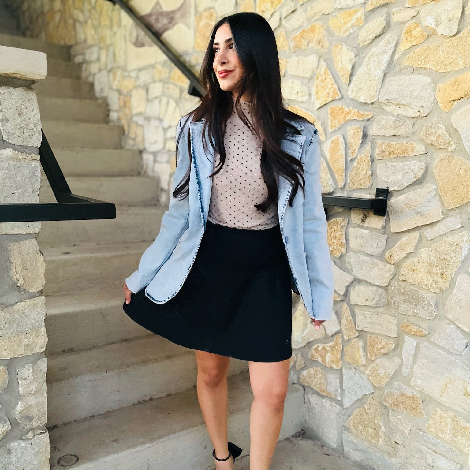 embellished mock neck top, sheer sleeve top, mesh long sleeve blouse, holiday party top, date night top, going out top for women, chic embellished top, glamorous evening top, lightweight dressy top, embellished mesh top, mock neck blouse women, green mock neck top, black embellished top, taupe mesh top, sparkly long sleeve top, layering tops for winter, dressy tops for jeans, clubwear tops women, sophisticated sexy top, semi sheer sleeve top, women's holiday outfit top, boutique evening top, embellished top