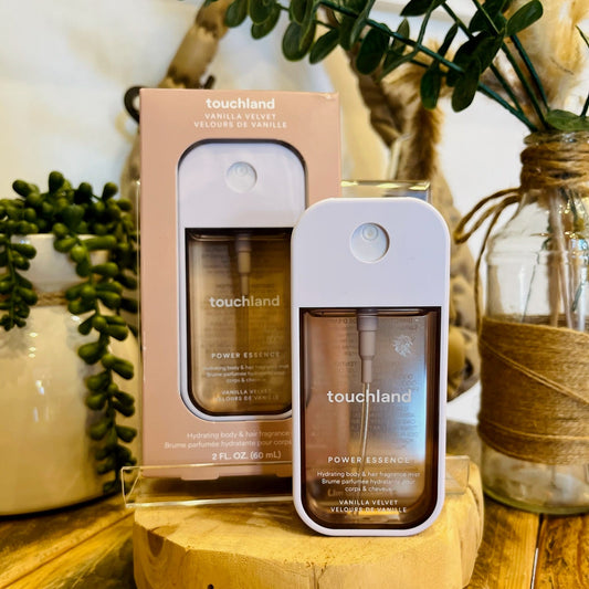 touchland sanitizer, touchland vanilla velvet, hydrating hand sanitizer mist, travel size sanitizer, moisturizing sanitizer spray, cute hand sanitizer, gift for teachers, vegan hand sanitizer, cruelty free sanitizer, TSA approved sanitizer, scented sanitizer spray, coconut vanilla scent, almond vanilla hand mist, dermatologist tested sanitizer, luxury hand sanitizer, pocket sanitizer spray, non sticky sanitizer, everyday essentials, stylish sanitizer, hydrating hand spray, best hand sanitizer mist