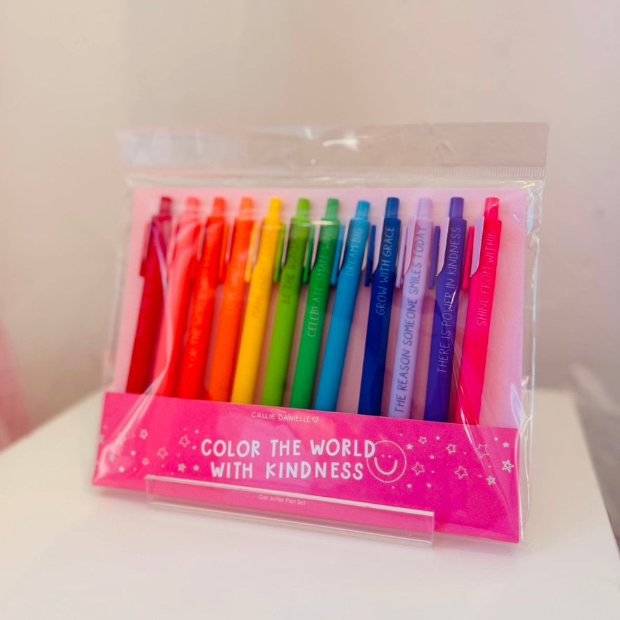 Color The World With Kindness Pen Set